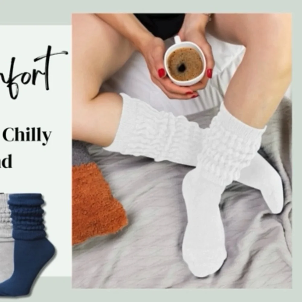 NEW COLOR PACK 🍂3 Pair Thick/Chunky Slouch Socks Ladies